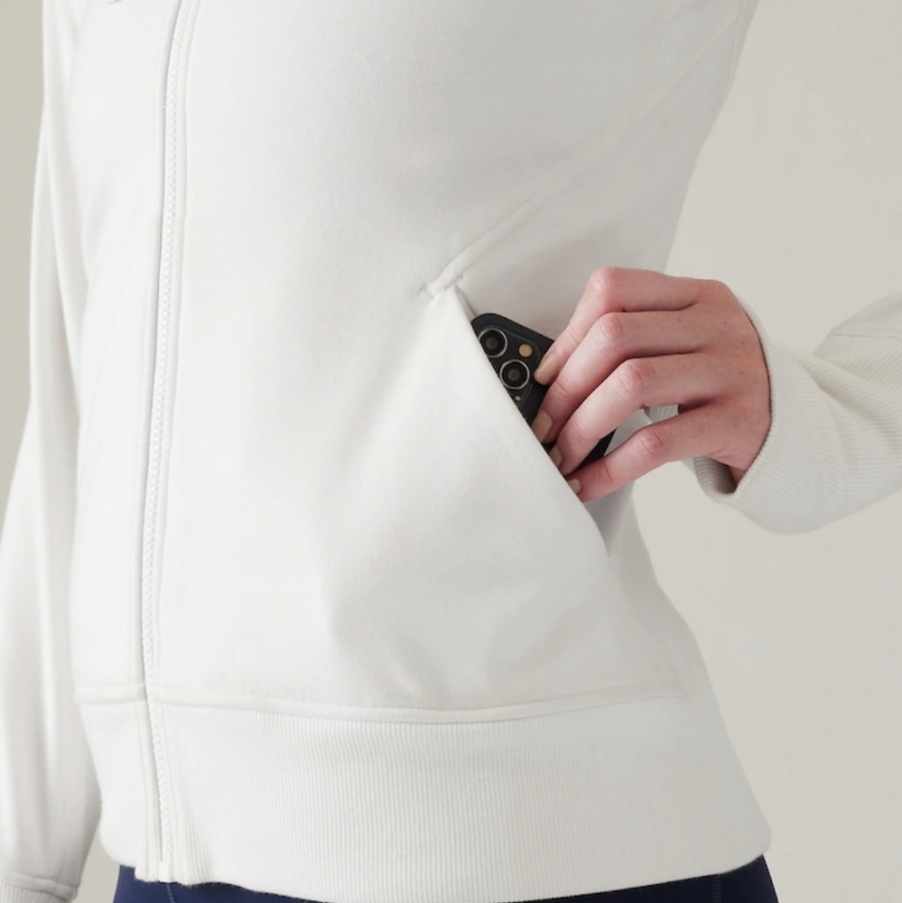 Athleta Triumph Hoodie In White - Picture 14 of 16